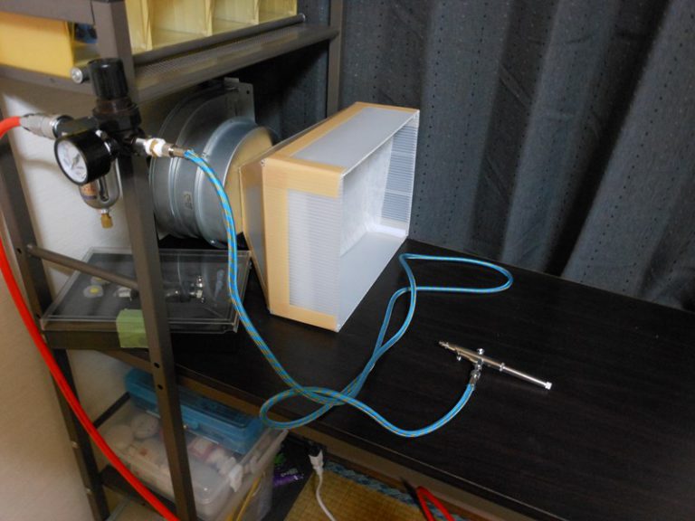 塗装ブースを5000円以内で自作してみた