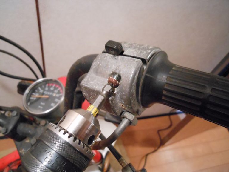 チャッピーのハンドルスイッチ交換