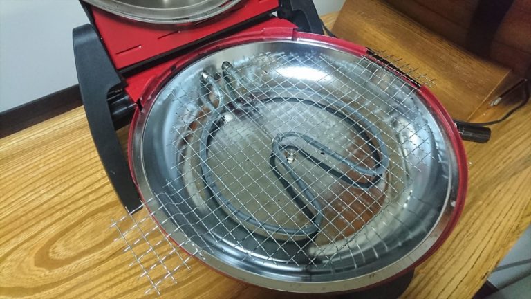 ピザ焼き器でパン焼き