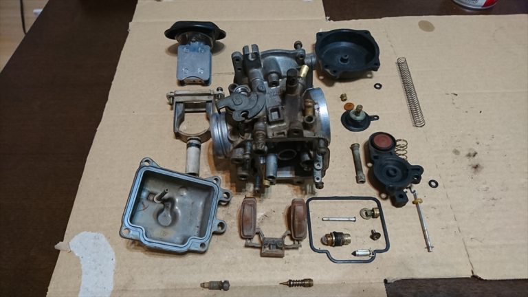 セロー225のキャブレターO/H