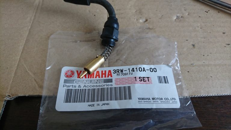 セロー225のキャブ取り外しとチョーク修理