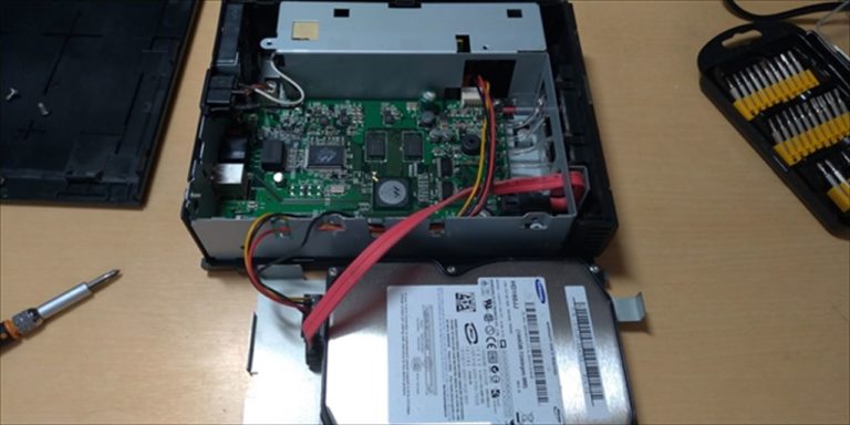 HS-GLのHDD交換とHS-DHGL化