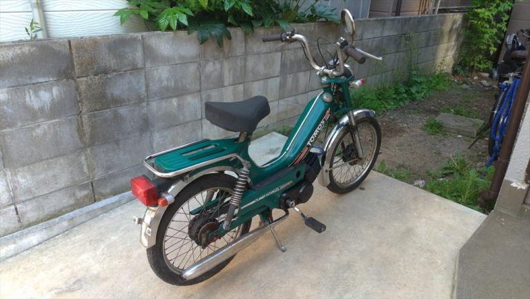 トモスにサイドスタンドをつける