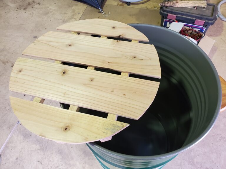 ドラム缶風呂を自作１